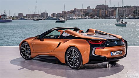 2019 Bmw I8 Roadster Color E Copper Rear Three Quarter