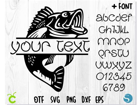 Bass Fish Svg Free - 1019+ File for DIY T-shirt, Mug, Decoration and