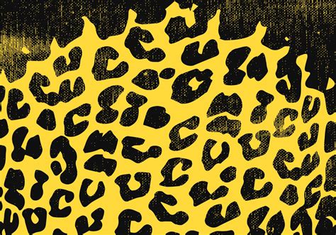 Leopard Print With Texture Vector Background Download Free Vectors