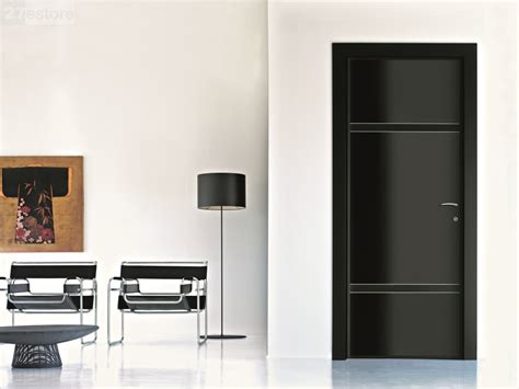 A smooth door closing, glossy door panels, and attractive designs. low sheen glossy black interior door doors living room ...
