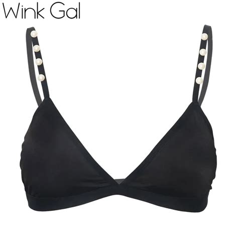 Wink Gal 2018 New Sexy Bralette For Women Plunge Padded Female