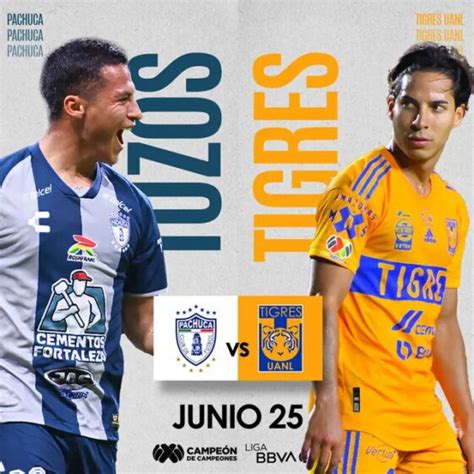 Pachuca vs Tigres UANL En Vivo final Campeón de Campeones 2023 TUDN