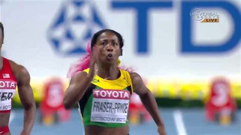 She is the 2008 and 2012 olympic champion and won bronze in rio de janeiro in 2016. Fraser Pryce becomes 100m champ again Universal Sports ...