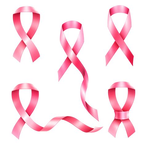 Breast Cancer Ribbons Set 484250 Vector Art At Vecteezy