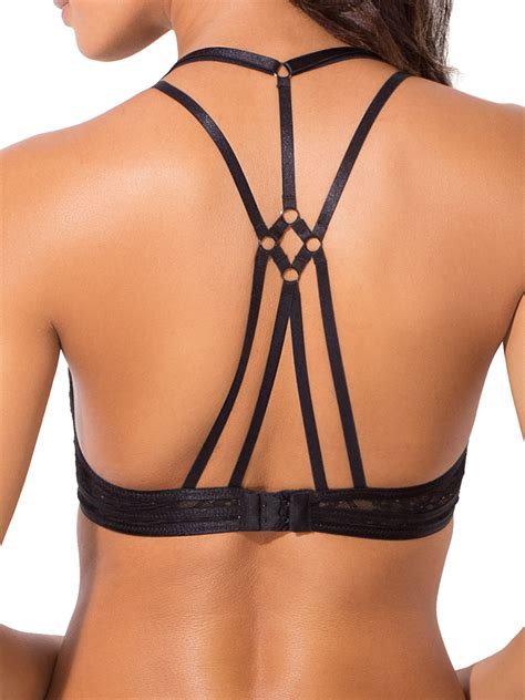 Joan Smalls X Smart And Sexy Womens Strappy Back Light Lined Bra Style