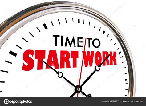 Time To Start Work Stock Photo By ©iqoncept 178777750