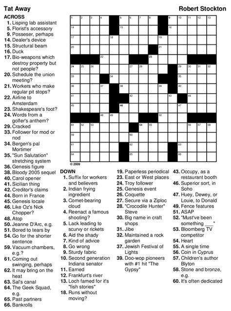 Here are the free printable crossword puzzles. Printable Games for Adults | Free printable crossword ...