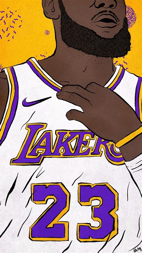 Cartoon Lebron Lakers Wallpapers Top Free Cartoon Lebron Lakers