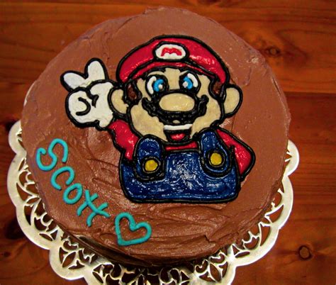 My son's super mario cake for his 7th birthday: Mario Cakes - Decoration Ideas | Little Birthday Cakes