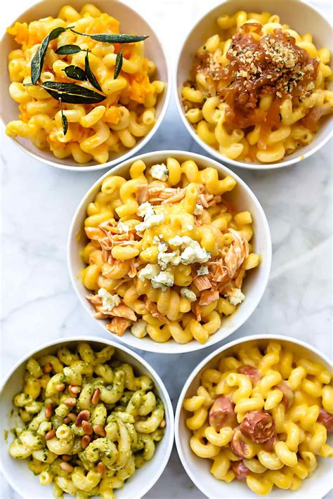 Easy homemade mac and cheese recipe. Creamy Instant Pot Mac and Cheese Five Ways | foodiecrush.com