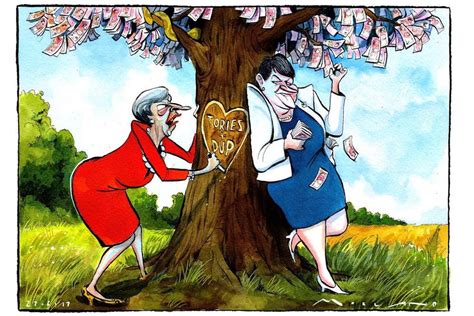 The Times Cartoon Tory Dup Tryst Beneath The Magic Money Tree Ukpolitics