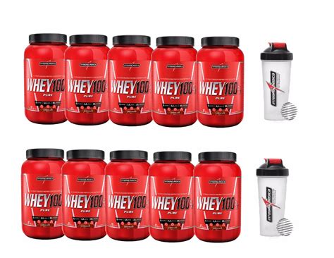 Kit 10x Whey Protein 100% Pure 907g - Integral Atacado - R$ 649,90 em ...