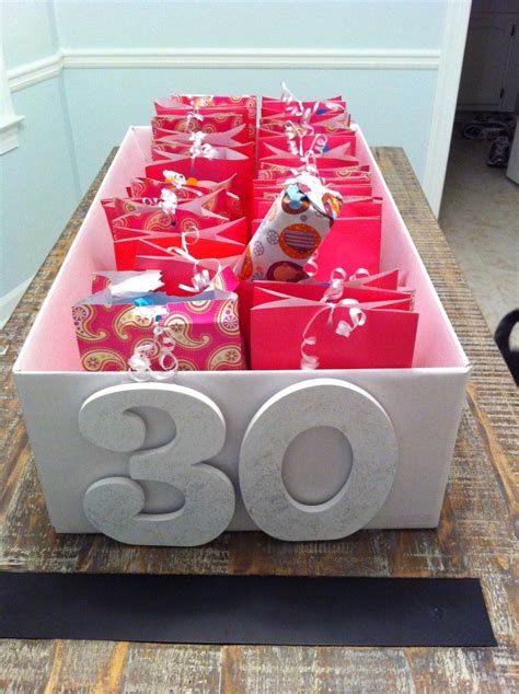 30 Presents For The 30 Days Before A 30th Birthday 30th Birthday