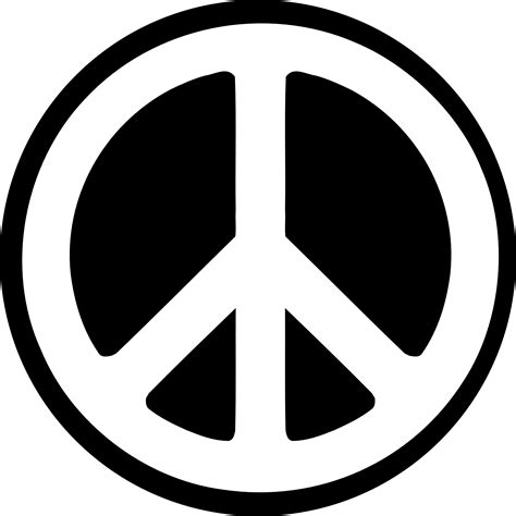 Peace Symbol Vector Clipart Best