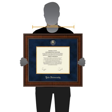 Yale University Presidential Masterpiece Diploma Frame In Madison