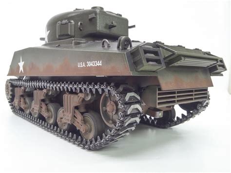 Taigen Sherman M4a3 75mm Metal Edition Airsoft 24ghz Rtr Rc Tank 1