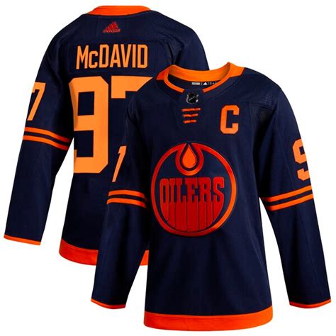 Jersey Adidas Authentic Pro Nhl Edmonton Oilers Connor Mcdavid 97