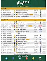 Packers Com Schedule 2017 Pictures