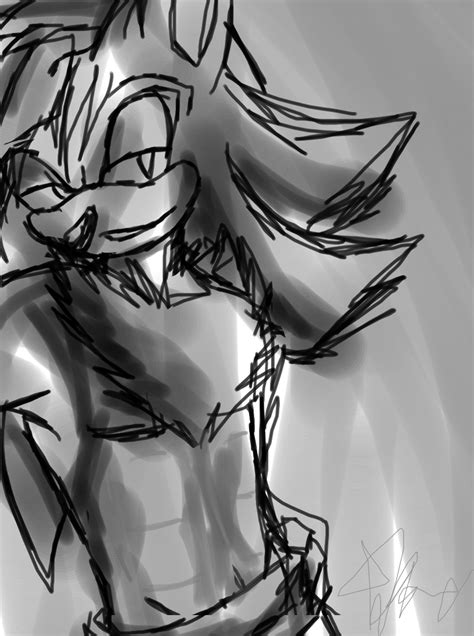 Sexy Shadow The Hedgehog Fresh Out Of The Shower By Dabunno On Deviantart