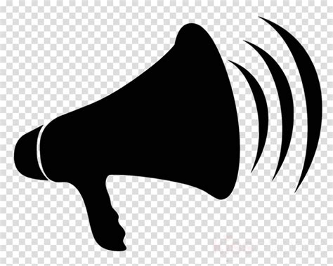 Download High Quality Megaphone Clipart Silhouette Transparent Png