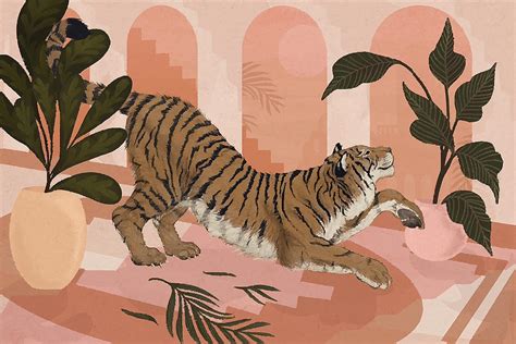 Easy Tiger Canvas Print Painting By Walker Moore Fine Art America
