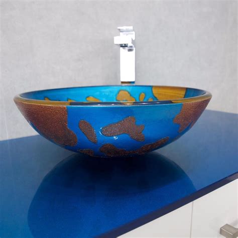 Tradewindsimports.com offers a wide variety of unique, exclusive glass available in a number of stylish and novel designs, and sizes ranging from small vanities to large dual sink vanities, these glass bathroom fixtures are. Bathroom Vanity Cabinet Unit White 1000mm - Glass Top Blue ...