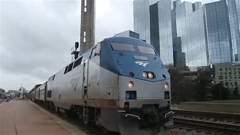 Amtrak Texas Eagle Departing Dallas Tx Youtube
