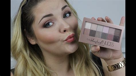 TUTORIAL I First Impression I Maybelline The Blushed Nudes YouTube
