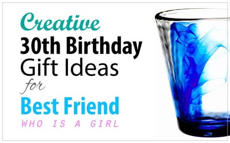Definitely something to buy if you're looking for a little extra something. Creative 30th Birthday Gift Ideas for Female Best Friend ...