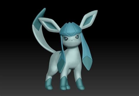 pokemon glaceon 3d model 3d printable cgtrader