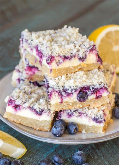 Coconut flakes in the shortbread. Keto Blueberry Lemon Cheesecake Bars - The Best Keto Recipes