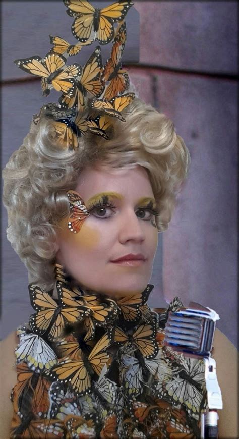 Effie Trinket Monarch Butterflies Fancy Dress Costume The Hunger Games