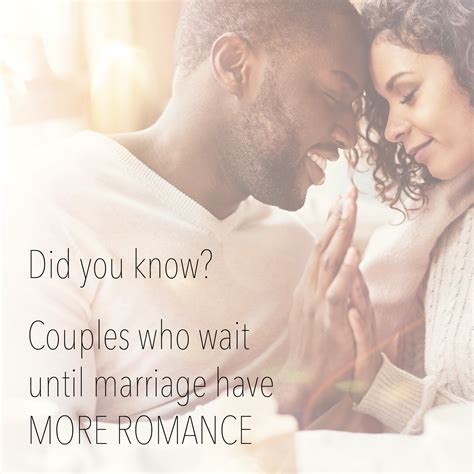 Did You Know Couples Who Wait Until Marriage Have More Romance Love