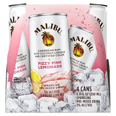 While this cocktail is on the sweeter side, i'm a major fan. Malibu Lemonade Cocktail, 4 pack, 200 mL - Walmart.com ...