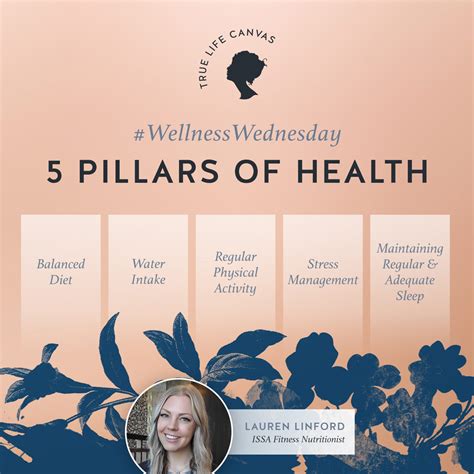 5 Pillars Of Health True Life Canvas Wellness And Beauty
