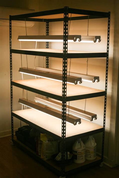 Diy Grow Light Stand For Indoor Seed Starting Grow Light Stand