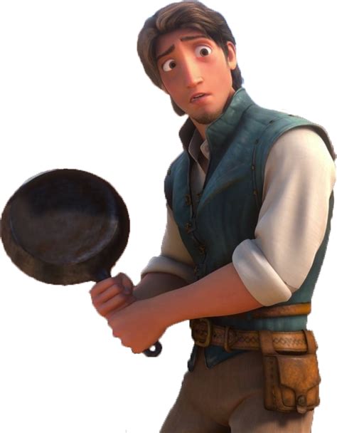 Tangled Flynn Rider With The Frying Pan Png By Ent2pri9se On Deviantart