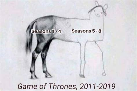 Got Season 8 Horse Meme In Season 8 Episode 5 Of Game Of Thrones A