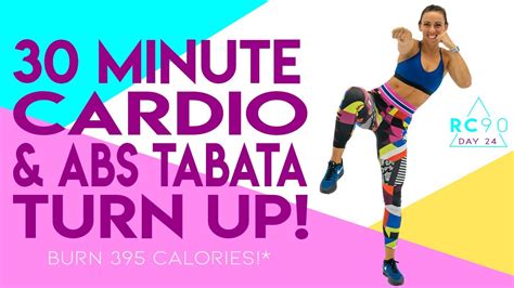 Minute Cardio And Abs Tabata Turn Up Workout Burn Calories Sydney Cummings Youtube