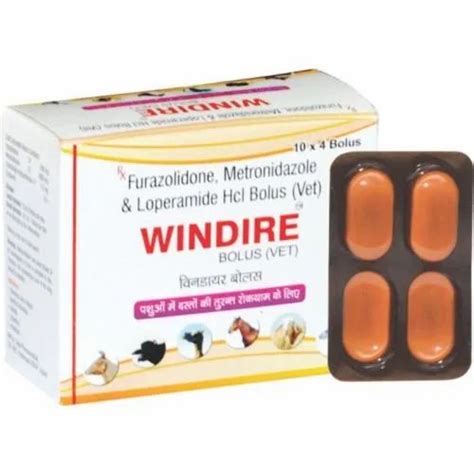 Furazolidone Metronidazole And Loperamide Hcl Bolus Vet At Rs 490box