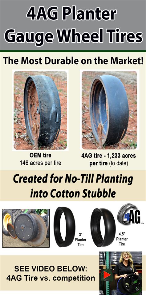 Si Distributing Inc 4ag Gauge Wheel Tires 4 Ag Drills