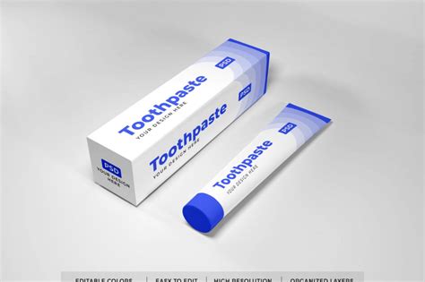 Check Out Free Toothpaste Packaging Mockup Template By Dendy Herlambang