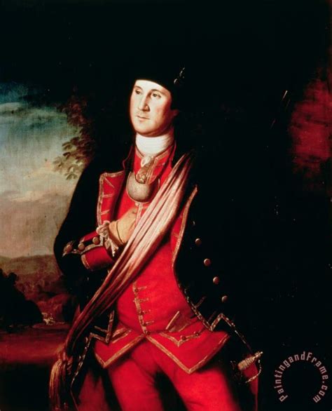 Charles Willson Peale Portrait Of George Washington Painting Portrait