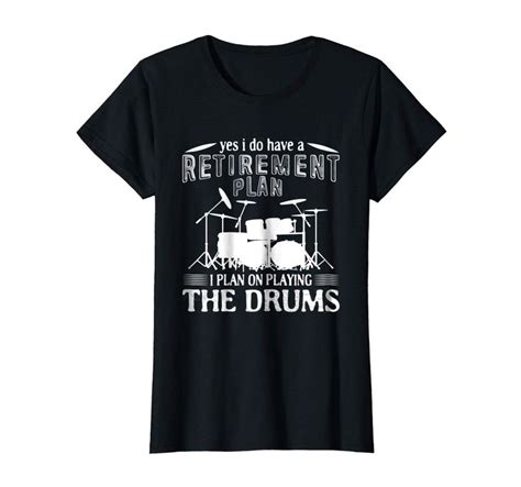 Drums T Shirt T Shirts For Women T Shirt Mens Tops