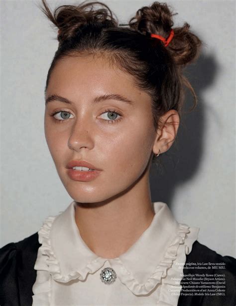 Iris Law Eats Ice Cream In Lingerie