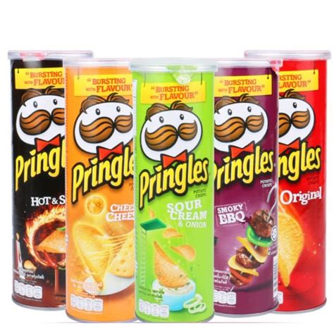 Pringles Potato Chips Snek Kentang 107gm Pelbagai Rasa Shopee