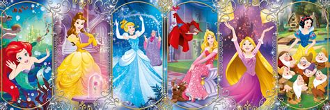 On our channel you will find the biggest collection of. Disney Princess - 1000 teile - Panorama Puzzle - Clementoni