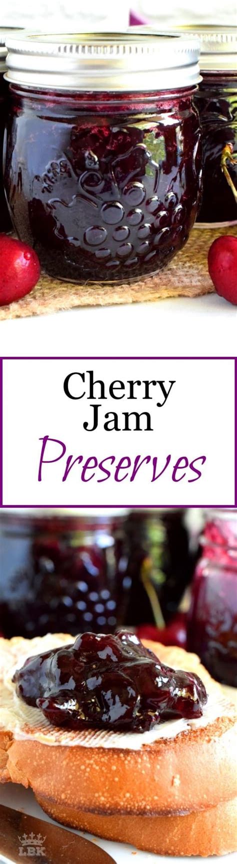 Give this easy blueberry jam a try, too! Cherry Jam Preserves - Lord Byron's Kitchen | Jam recipes ...