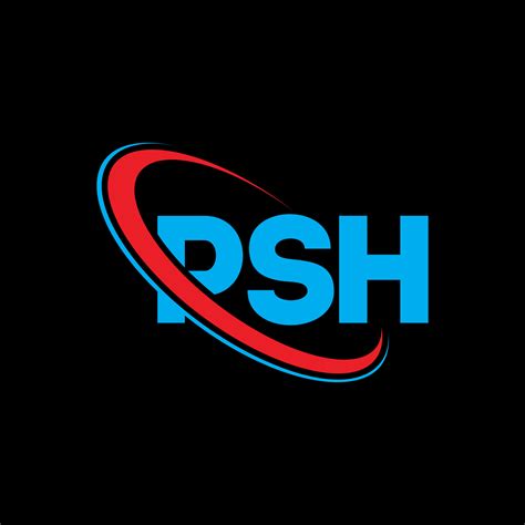 Logotipo De Psh Letra Psh Diseño Del Logotipo De La Letra Psh