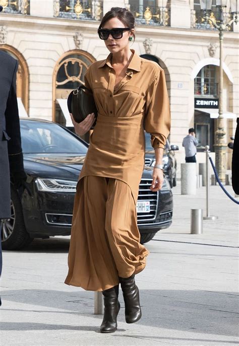 Opt for the suit in a striking shade like red, lavender, or bottle green, add a white shirt for contrast, and you're ready to. Victoria Beckham's 17 Most Stylish Looks | Who What Wear